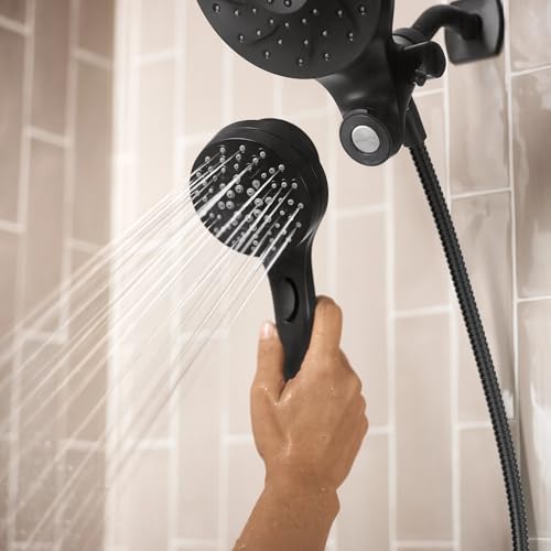 Engage Matte Black 2.5 GPM Handheld Showerhead and Rain Shower 2