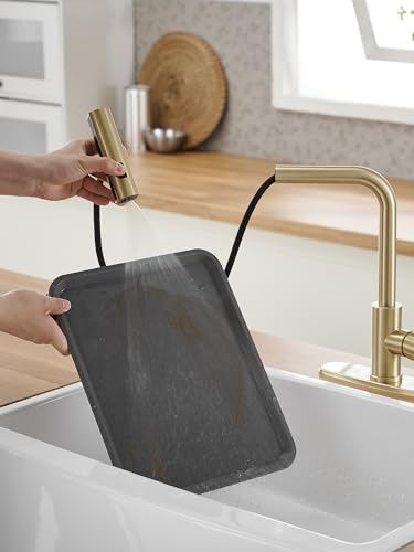 Gold Kitchen Faucets with Pull Down Sprayer