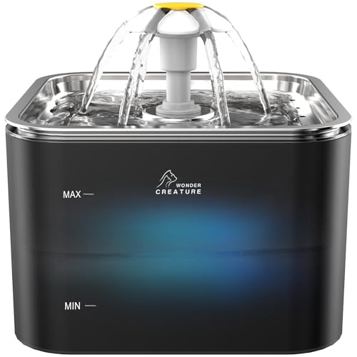Crystal Cat Water Fountain Stainless Steel Lid