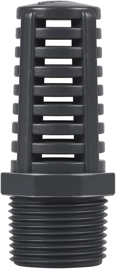 TOMEX 3/4 Inch Threaded Suction/Overflow Strainer, Screen Strainer 3/4 Inch (2 Pack)