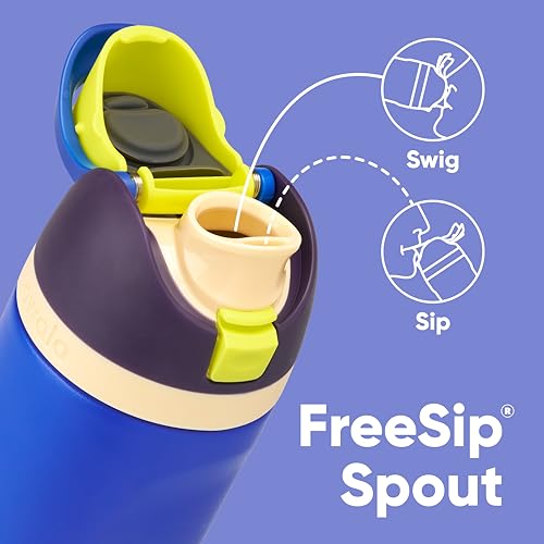 FreeSip Kids Stainless Steel Water Bottle 16 oz Celestial Sphere