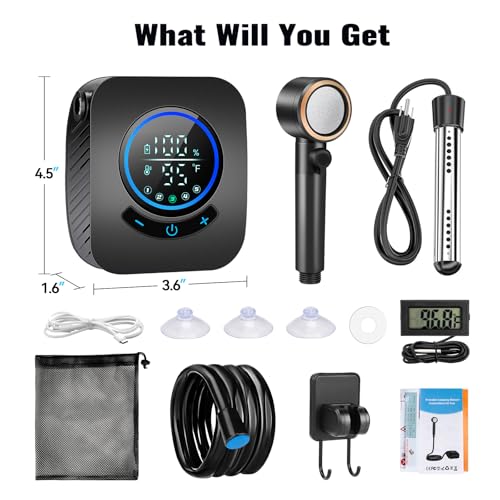 Upgraded Portable Shower with Heater