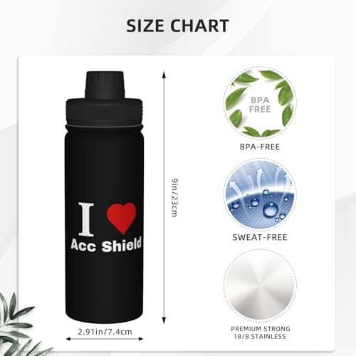 I love Acc Shield Water Bottle 18OZ Leak
