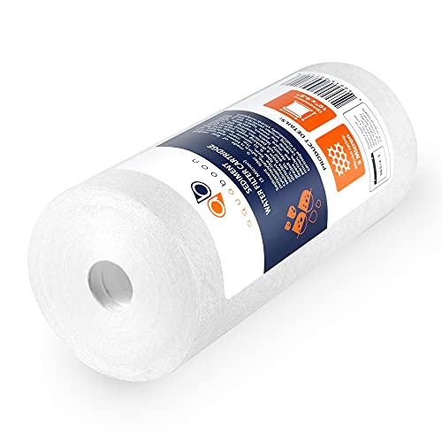 5 Micron 10 x 4.5 Well Water Sediment Filter Replacement Whole House Water Filter Cartridge Compatible with DGD (12 Count)