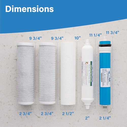 AMI 50 GPD Reverse Osmosis Membrane & Filter Replacement