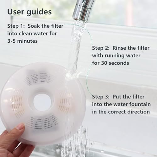 6 Pack Cat Water Fountain Filters for Catit (6 Count)