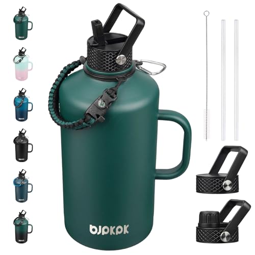 128oz Insulated Water Bottle with Straw Lid