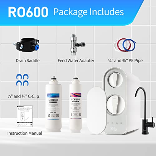 RO600ORB Tankless Reverse Osmosis System Under Sink