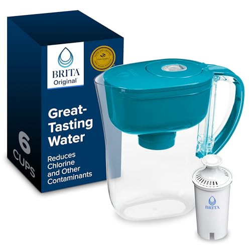 Small 6 Cup Water Filter Pitcher