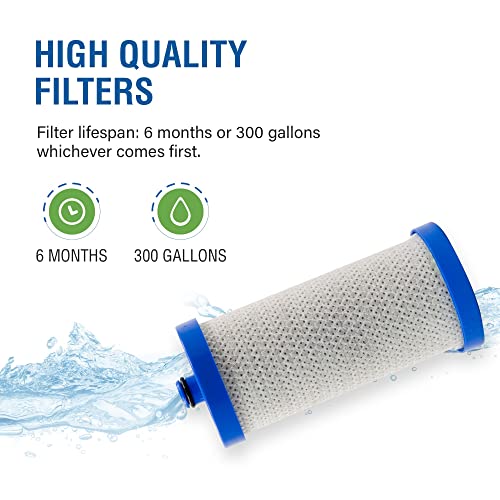 SGF WF1CB Replacement Refrigerator Water Filter for WF1CB