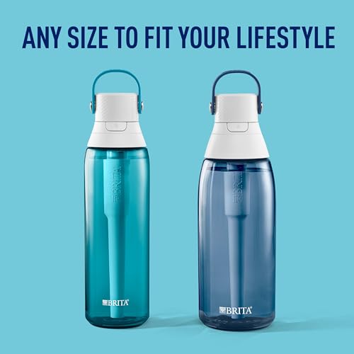 Hard Sided Plastic Premium Filtering Water Bottle
