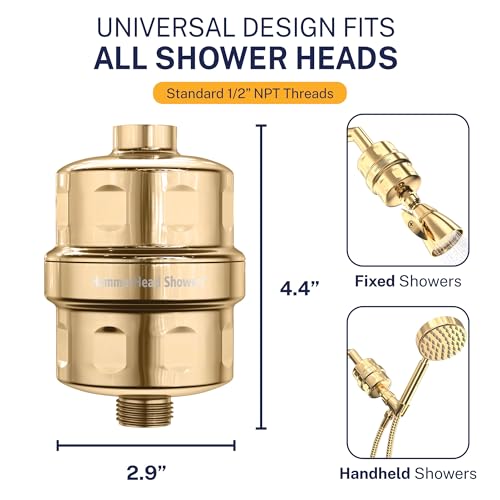 Solid Metal Shower Head Filter