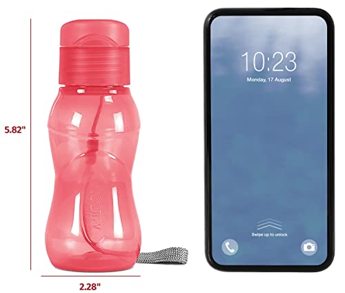 4 pack 6 oz Kids Water Bottle for School Leak Free Flip Lid (4 Count)