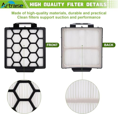 6 Pack Filter Replacement for Shark ZU102 ZU100 Navigator Rotator Vacuum (9 Count)