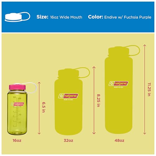 16 oz Wide Mouth Water Bottle