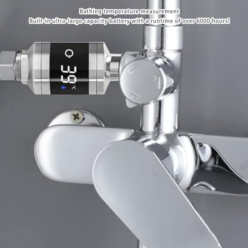 Digital Bathroom Thermometer for Hot Tubs and Shower Faucets (2 Count)