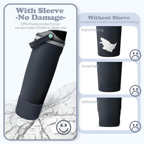 Silicone Boot for Owala 30oz & 40oz FreeSip Sway Bottles & Tumblers