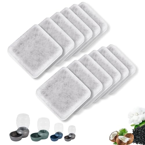 Pet Water Fountain Charcoal Replacement Filters (12 Count)