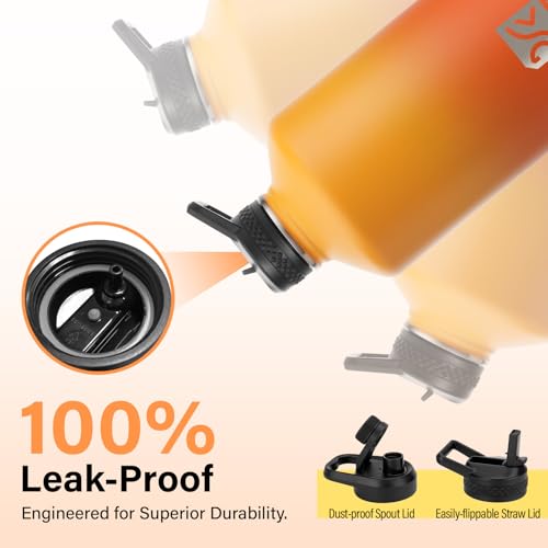 Gallon Insulated Water Bottle with Portable Carrier Bag for Outdoor