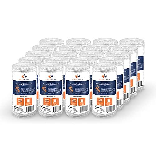 1 Micron String Wound Water Filter 10x4.5 Replacement (20 Count)