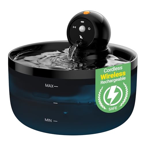 Cat Water Fountain Wireless Cordless