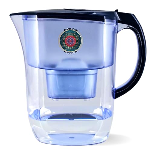 Pitcher of Life 3.8L Alkaline Water Pitcher with 2L Filtering Capacity