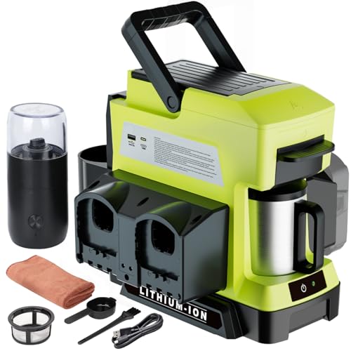 Cordless Coffee Maker for Ryobi 18V Battery