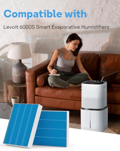 6000S Humidifier Filter Replacement for LEVOIT (21 Count)