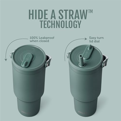 Oasis Go+ 26oz Insulated Stainless Steel Tumbler with Straw