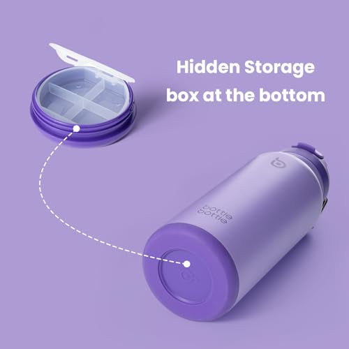 32oz Insulated Water Bottle with Pill Box