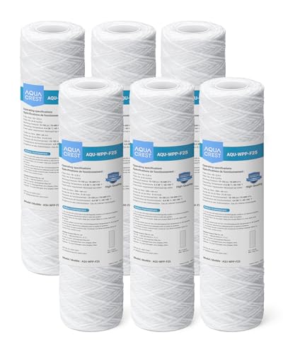 String Wound Sediment Filter for 3M® Aqua (6 Count)