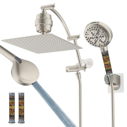 12" Dual Filtered Shower Head 10