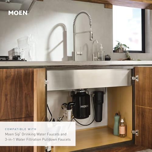 Black Single Stage Under Sink Advanced Water Filtration System