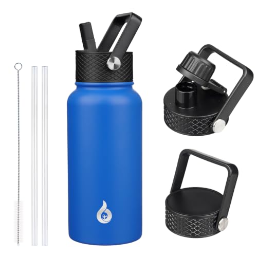 27oz Insulated Water Bottle with Straw Lid
