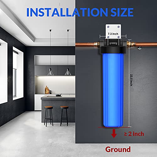 DB20P 20" *4.5" Whole House Sediment Water Filter Housing