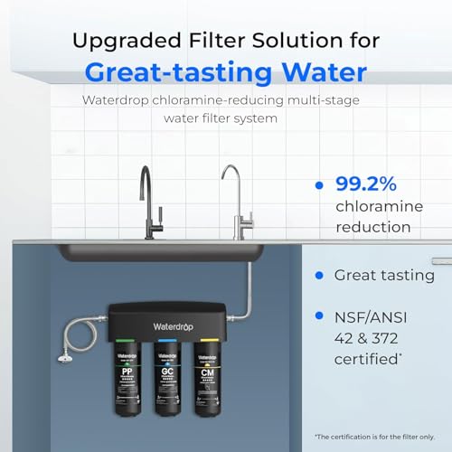 TSB-10-CM Under Sink Water Filter System, Reduce Chloramine