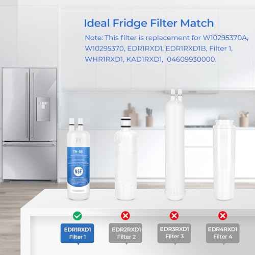 WRS315SDHZ Water Filter Replacement (4 Count)