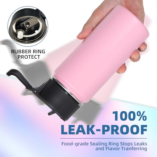 16 OZ Kids Water Bottle Bulk 4 Pack (4 Count)