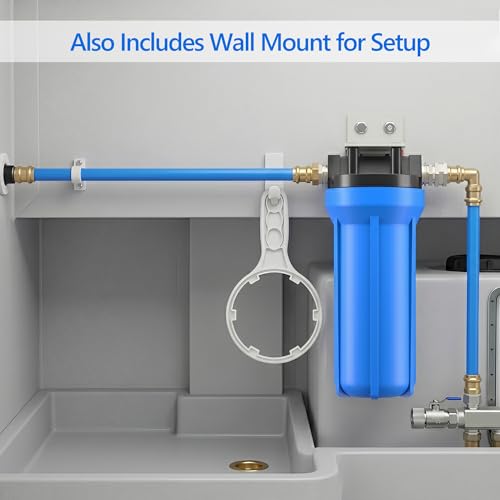 4 Layer RV Water Filter with Stand and 7