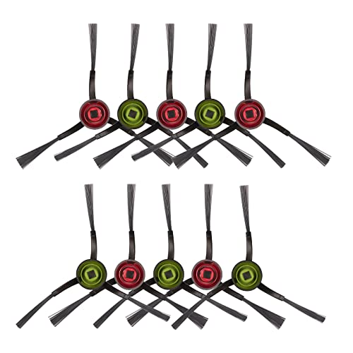 10 Pieces) N10 Side Brush Replacement Parts for Robot Vacuum Ecovacs DEEBOT OZMO N10 N10 Plus 920 950 T8 AIVI Max T9 T5 N5 N7 N8+ N8 Pro N8 Pro DX55 DX93 DJ65 Side Brushes 5 Pairs s (10 Count)
