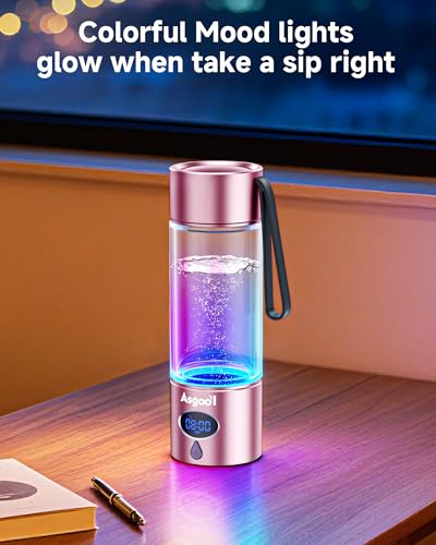 360ml Portable Hydrogen Water Bottle Generator with PEM