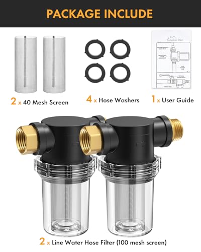 2 Pcs Garden Hose Filter (2 Count)