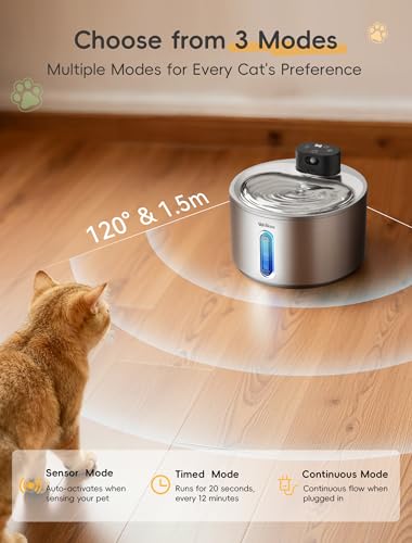 Stainless Steel Cat Water Fountain