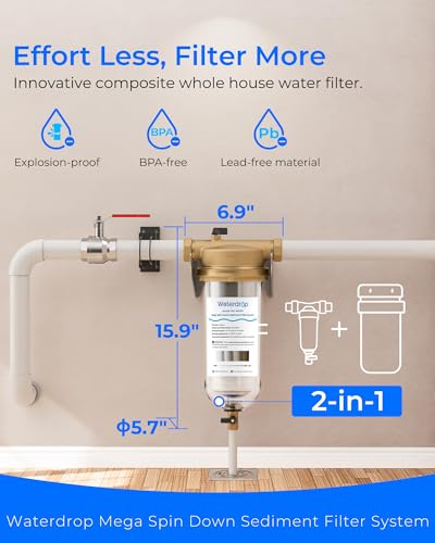 Mega Spin Down Sediment Filter (144 Ounce)