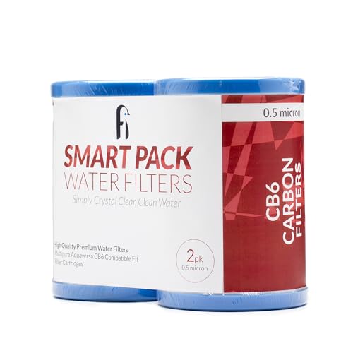 0.5 Micron Multipure CB6 Compatible Carbon Water Filter (2 Count)