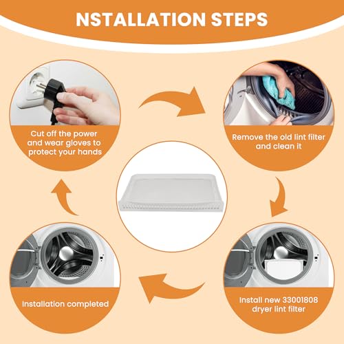 33001808 Dryer Lint Filter Screen