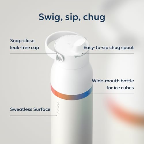 Swig Top Insulated Stainless Steel Water Bottle with Straw and Handle
