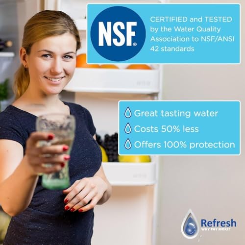 Refresh Refrigerator Water Filter Replacement for GE MWF