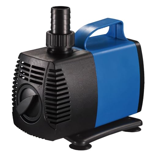 1981 GPH Submersible Water Pump Hydroponic Pump for Pond Aquarium Sump Fountain