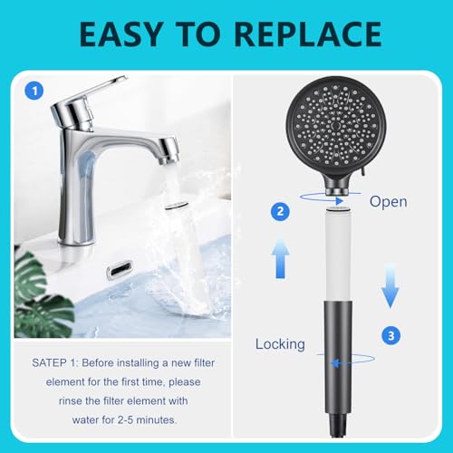 Filter Compatible with FEELSO Shower Handheld 3Spray&4Spray